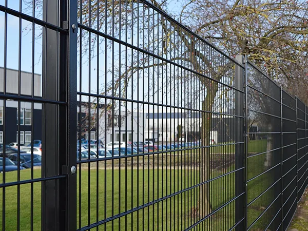 The 2D fences are installed in the car factory.