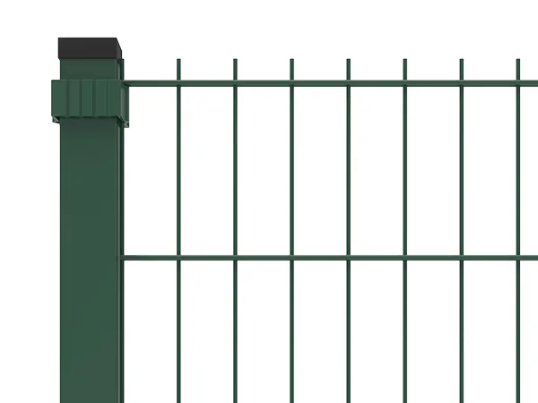 The detail of post of 2D fence.