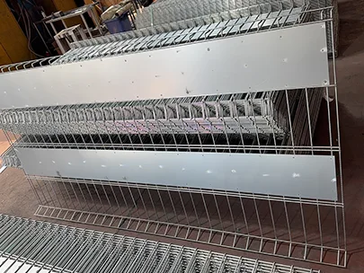 The overview of semi-product of edge protection fence.