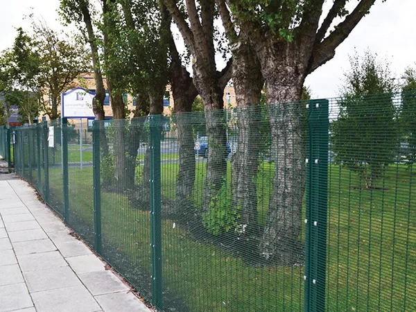 The 358 high security fences are installed in the park.