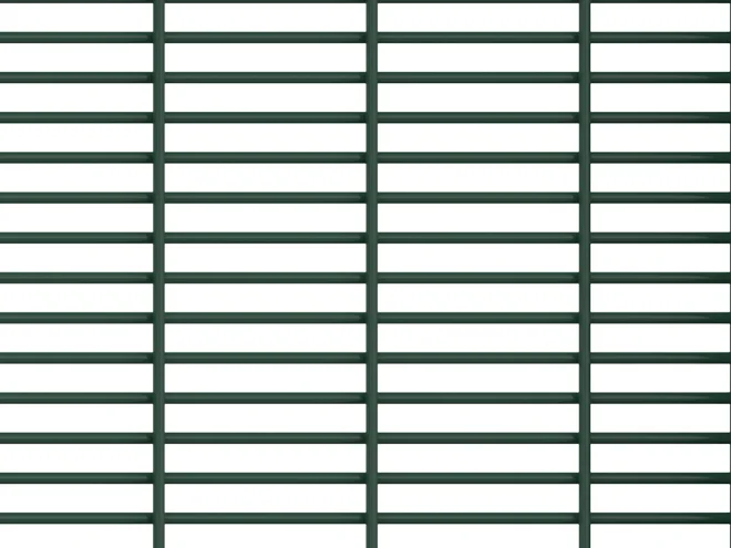 The detailed mesh structure of 358 high security fence.