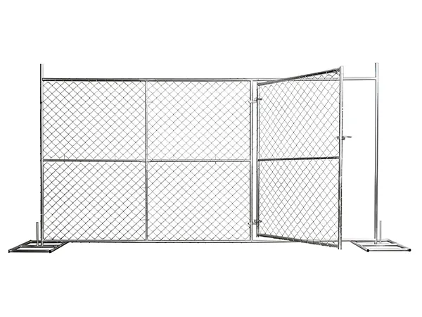 The single gate of American temporary fence.