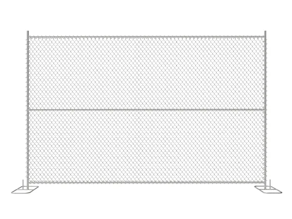 A piece of standard America temporary fence.