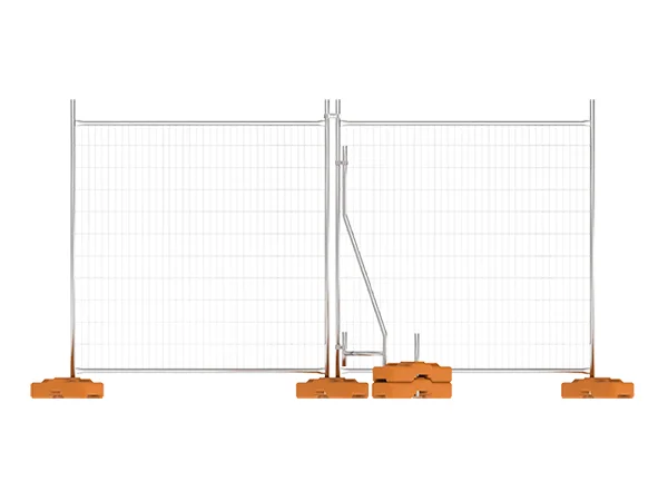Two pieces of Australia Temporary Fencing and a bracing