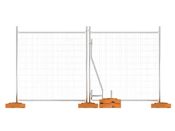 A piece of standard Australia temporary fence.
