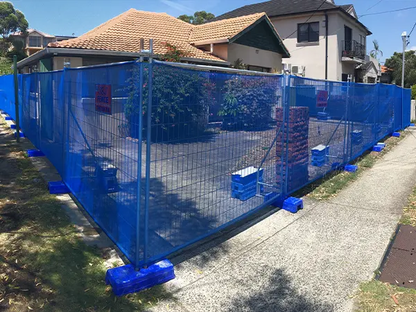 The Australia Temporary Fencing Panels are installed at the residence.