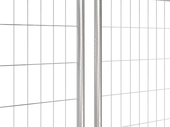 A frame detail of Australia temporary fencing.