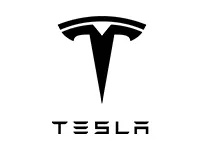 The logo of Tesla.