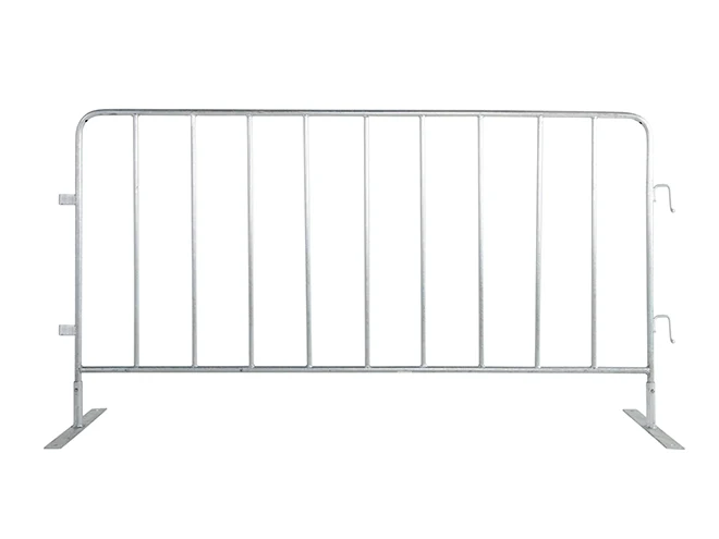 A piece of European type crowd control barrier.