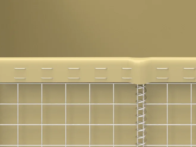The detailed nails structure of defensive barrier