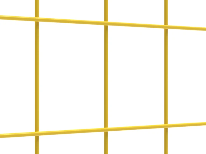 The detail panel structure of framed type edge protection fence.