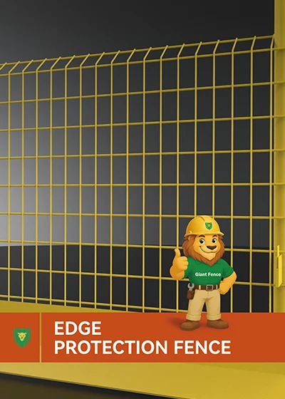 A data sheet cover of Edge Protection Fences