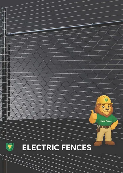 A data sheet cover of electric fence
