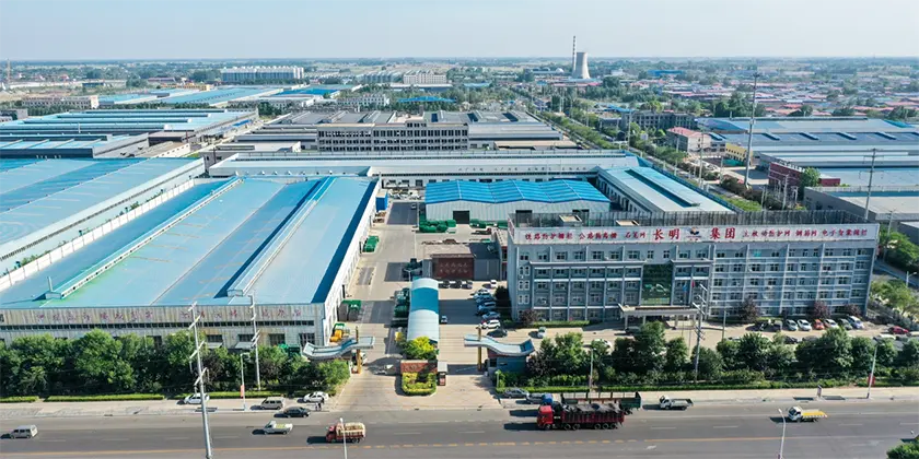 The top view of our whole factory.