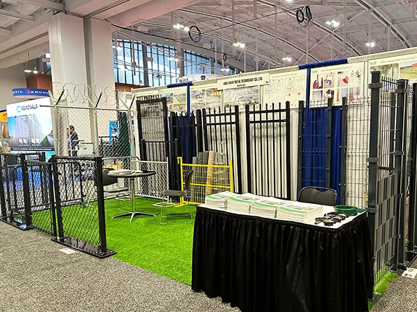 The exhibition booth of FENCETECH METALfab 2025.