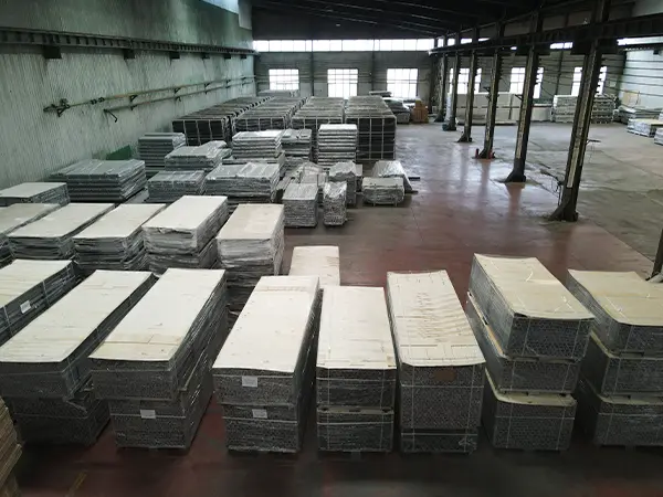 An overview of finished products zone.