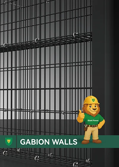 A data sheet cover of Gabion Wall