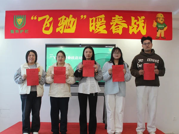 Sales targets set during the gallop warm spring battle