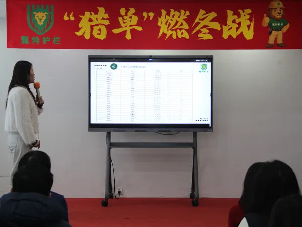 Giant Fence showcasing performance rankings during the campaign