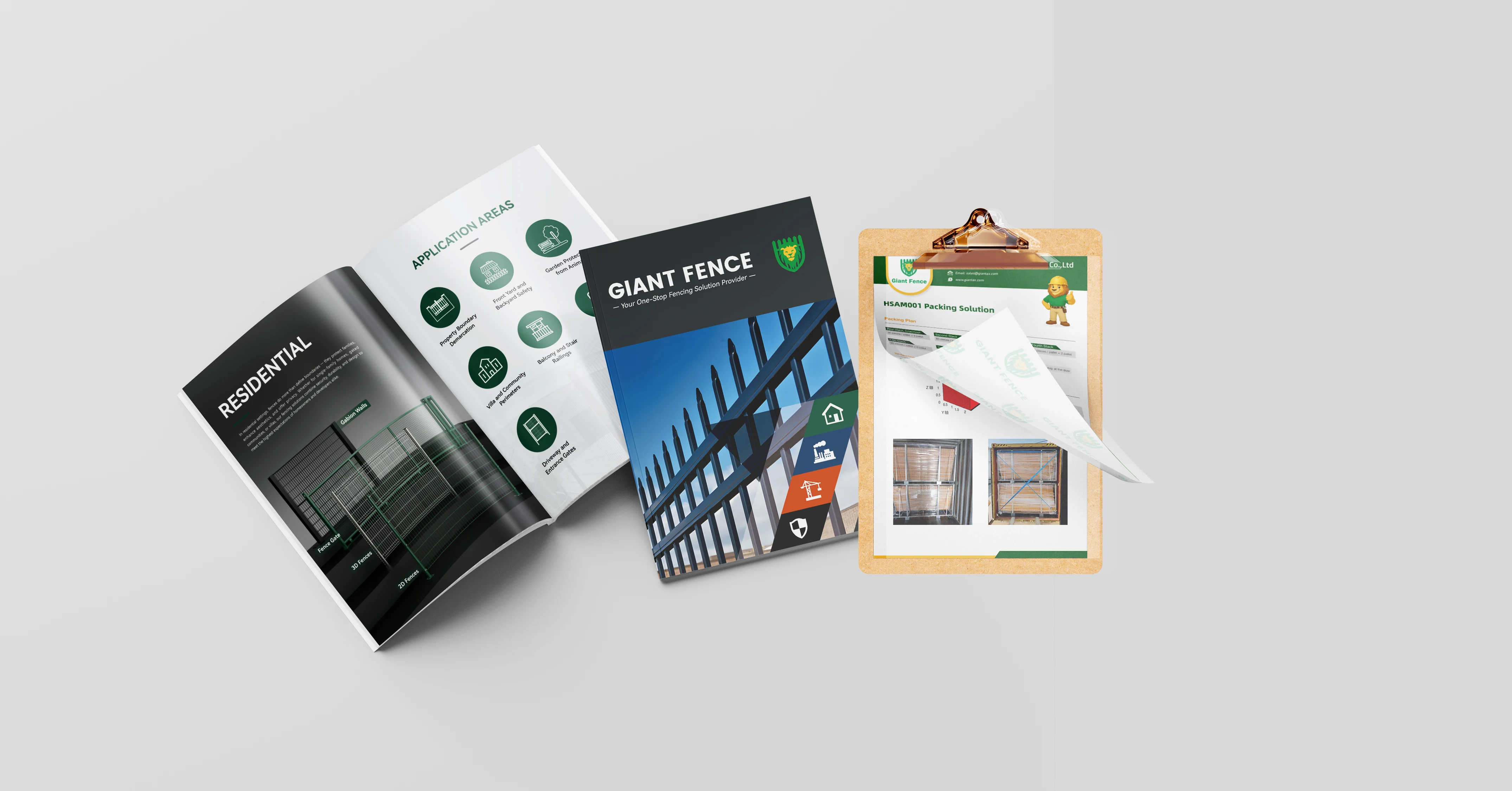 Three documents of Giant fence is displayed.