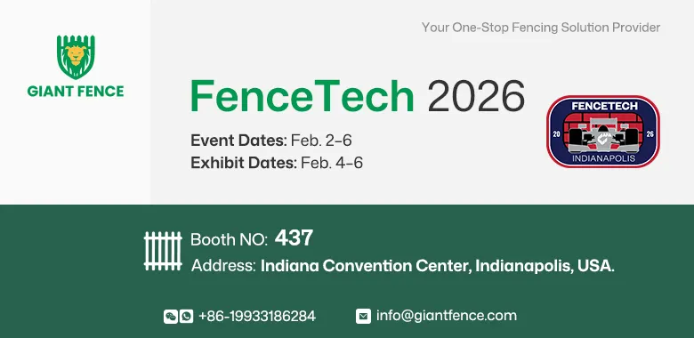 Giant's invitation to the USA fence exhibition