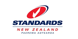 An logo of New Zealand standard.
