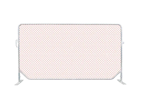 A piece of PVC coated New Zealand temporary fencing panel.