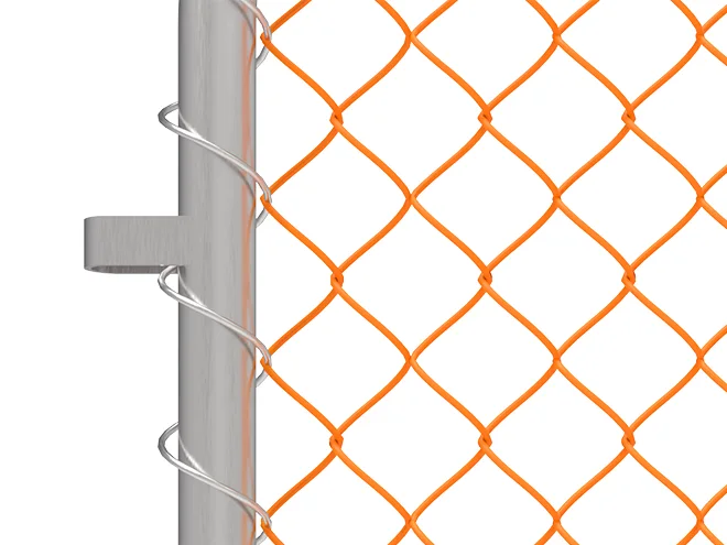 Loop of PVC New Zealand temporary fencing.