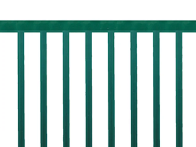 The detail of tubular infill of single fence gate.
