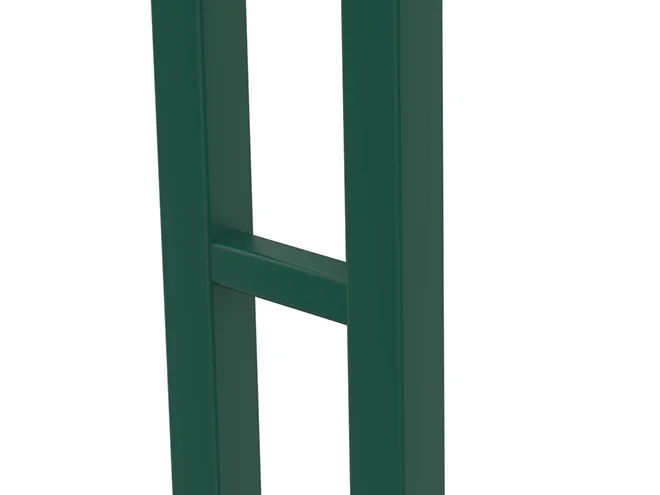 A detail structure of door stop of sliding gate.