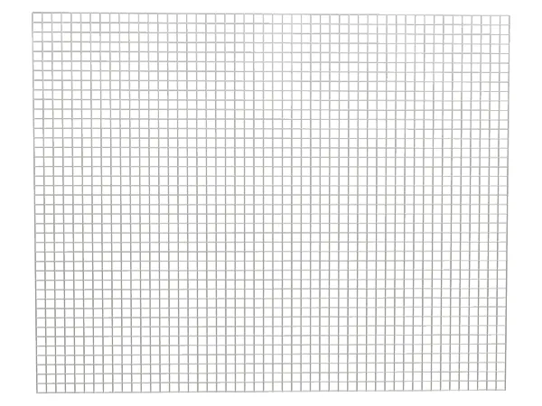 A piece of gray welded mesh panel.