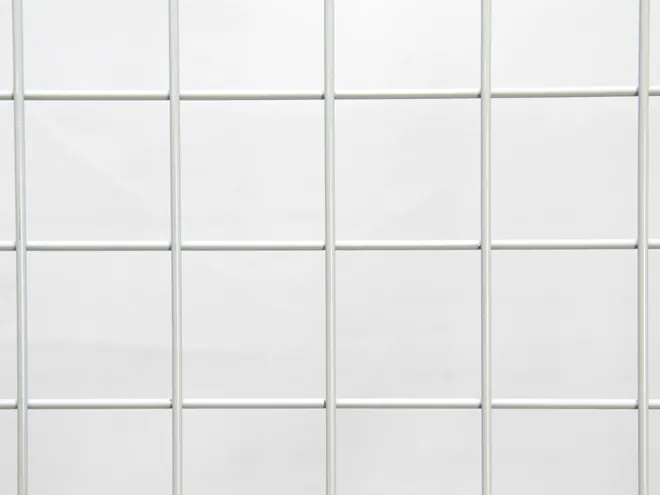 A mesh panel detail of workshop safety fence all welded type aluminum alloy.