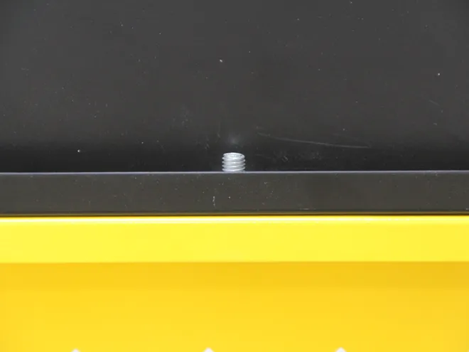 A frame detail of workshop safety fence cultural guardrail.