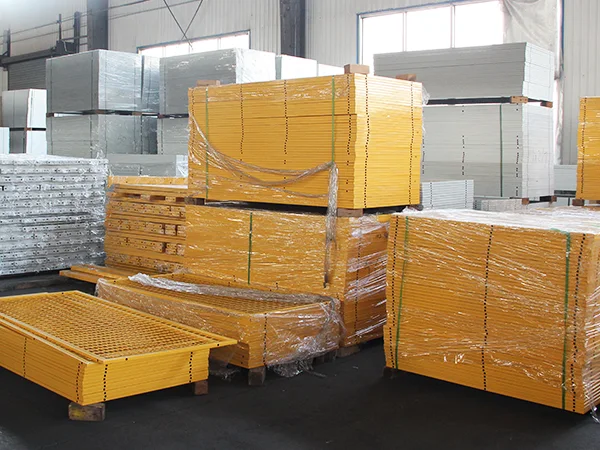 Several pieces of workshop safety fence panel.