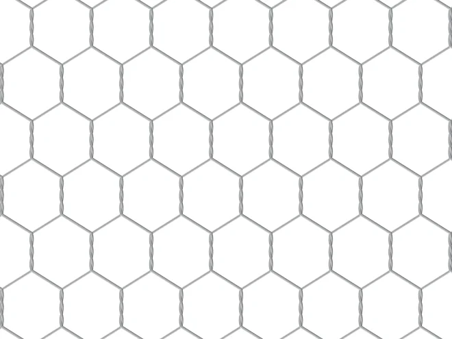 A detail picture of woven gabion retaining wall meshes.