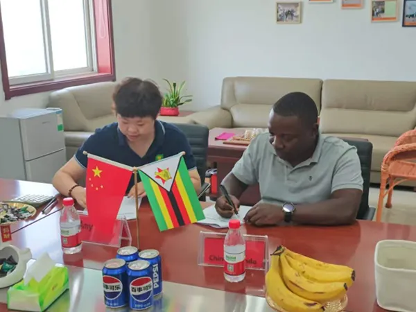 Signed a cooperation agreement with Zimbabwe client